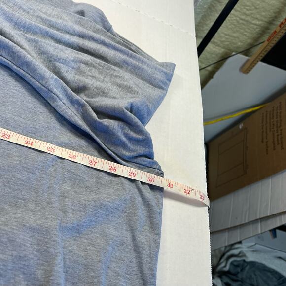 King Size XXL Gray Long Sleeve Polo - Picture 4 of 7